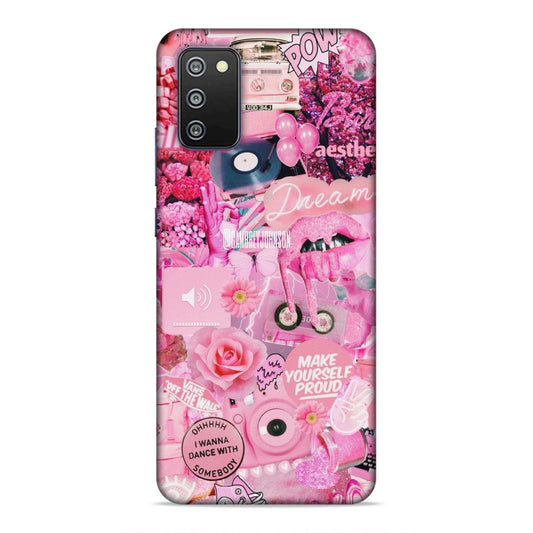 Girls Hard Back Case For Samsung Galaxy A03s / F02s / M02s