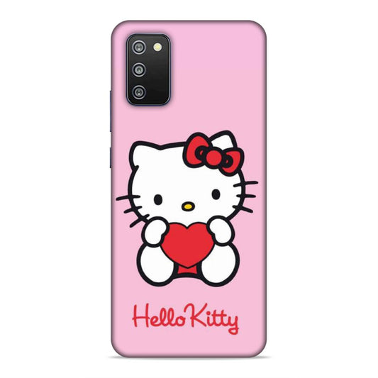 Hello Kitty in Pink Hard Back Case For Samsung Galaxy A03s / F02s / M02s