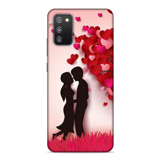 Couple Love Hard Back Case For Samsung Galaxy A03s / F02s / M02s