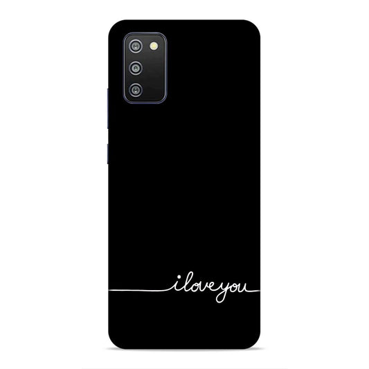 I Love You Hard Back Case For Samsung Galaxy A03s / F02s / M02s