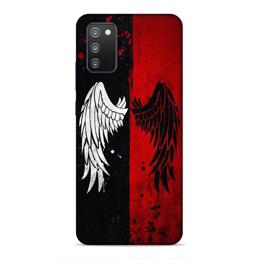 Angel-Devil Hard Back Case For Samsung Galaxy A03s / F02s / M02s