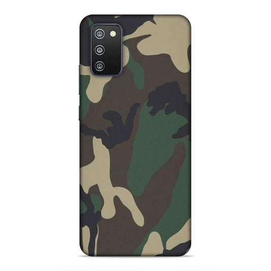 Army Hard Back Case For Samsung Galaxy A03s / F02s / M02s