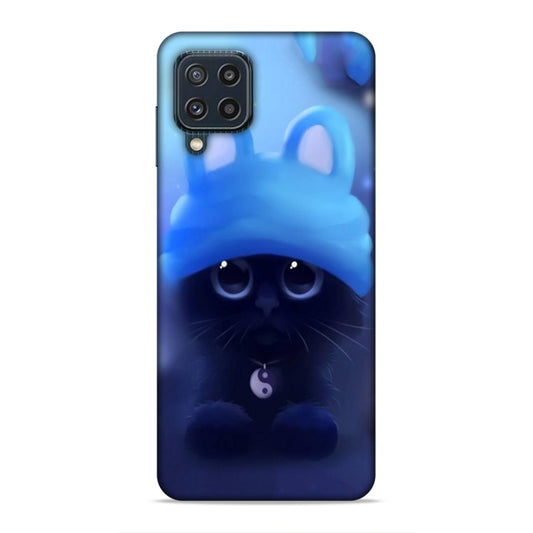 Cute Cat Hard Back Case For Samsung Galaxy A22 4G / F22 4G / M32 4G