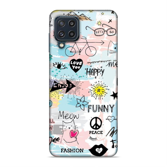 Quoted Hard Back Case For Samsung Galaxy A22 4G / F22 4G / M32 4G