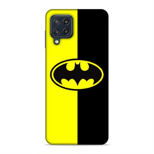Batman Balck Yellow Hard Back Case For Samsung Galaxy A22 4G / F22 4G / M32 4G