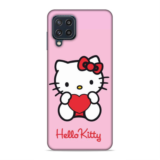 Hello Kitty in Pink Hard Back Case For Samsung Galaxy A22 4G / F22 4G / M32 4G