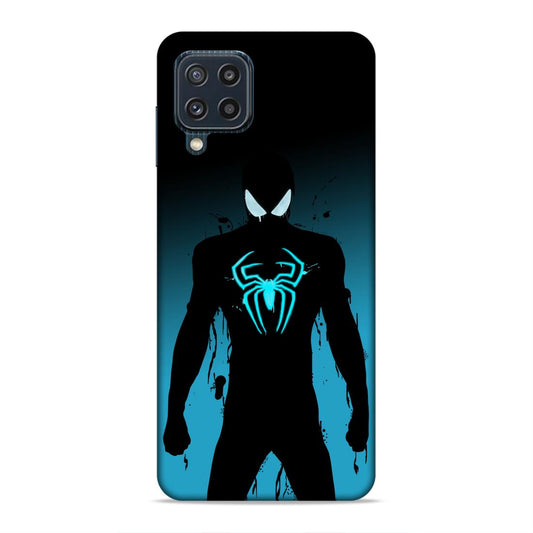 Black Spiderman Hard Back Case For Samsung Galaxy A22 4G / F22 4G / M32 4G