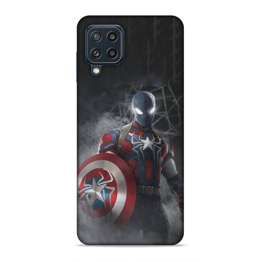 Spiderman With Shild Hard Back Case For Samsung Galaxy A22 4G / F22 4G / M32 4G