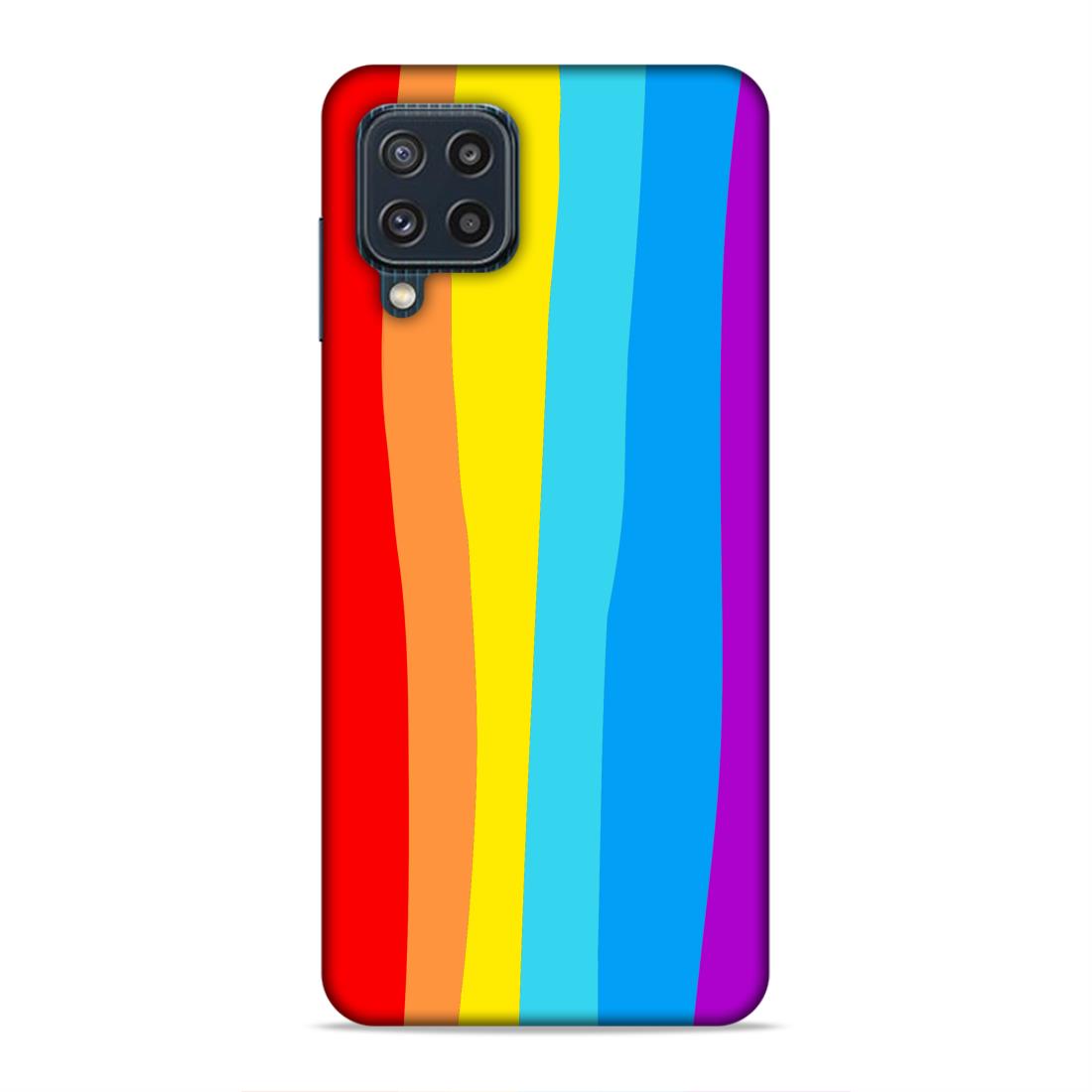 Rainbow Hard Back Case For Samsung Galaxy A22 4G / F22 4G / M32 4G