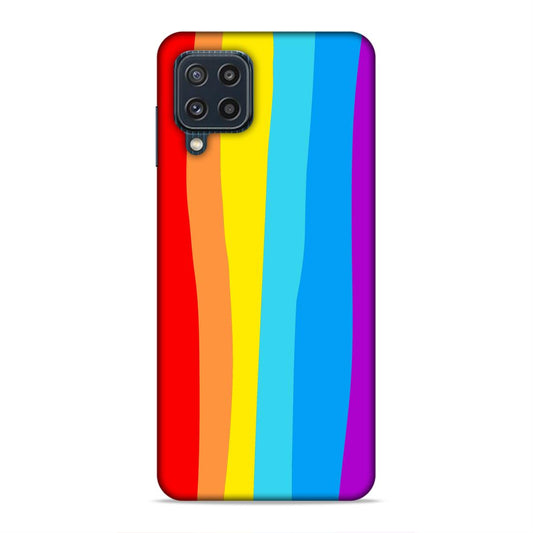 Rainbow Hard Back Case For Samsung Galaxy A22 4G / F22 4G / M32 4G