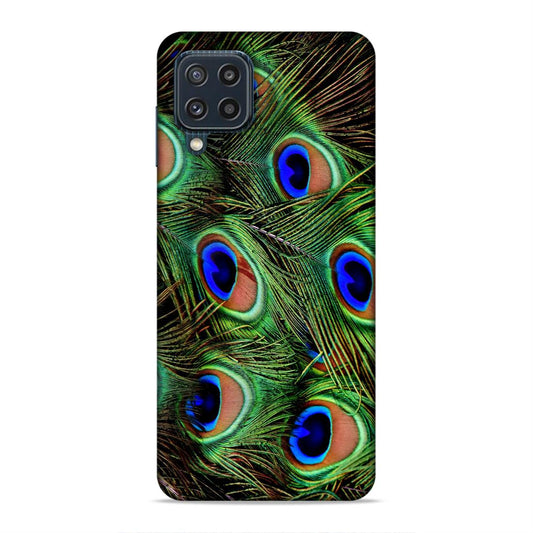 Peacock Feather Hard Back Case For Samsung Galaxy A22 4G / F22 4G / M32 4G