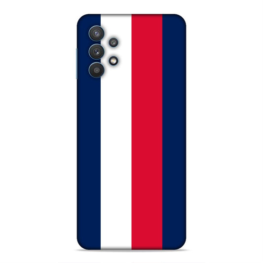 Blue White Red Pattern Hard Back Case For Samsung Galaxy A32 5G / M32 5G