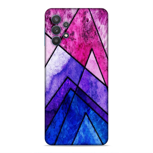 Blue Pink Pattern Hard Back Case For Samsung Galaxy A32 5G / M32 5G