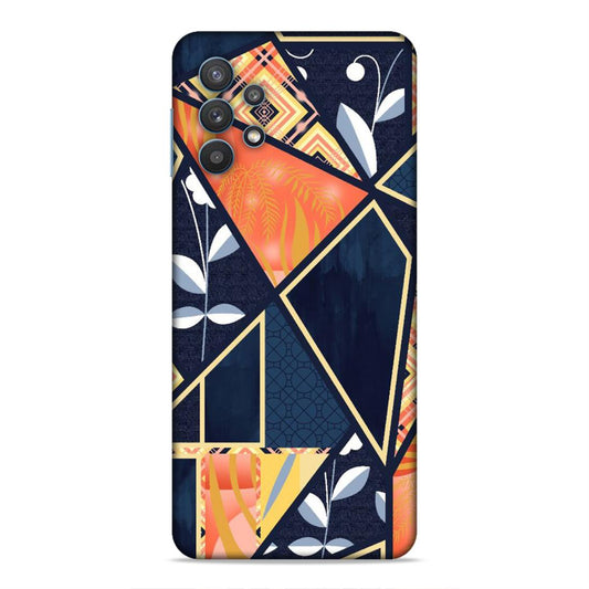 Floral Textile Pattern Hard Back Case For Samsung Galaxy A32 5G / M32 5G