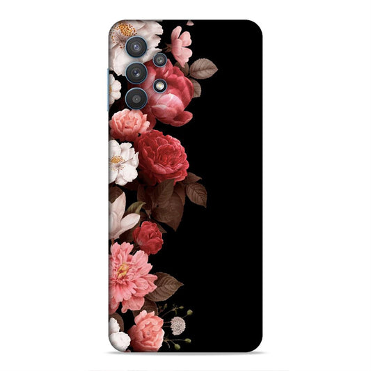 Floral in Black Hard Back Case For Samsung Galaxy A32 5G / M32 5G