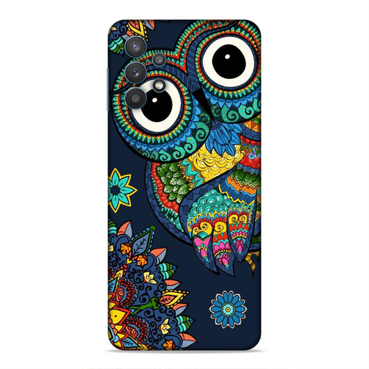 Owl and Mandala Flower Hard Back Case For Samsung Galaxy A32 5G / M32 5G