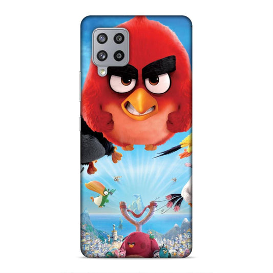 Flying Angry Bird Hard Back Case For Samsung Galaxy M42 5G