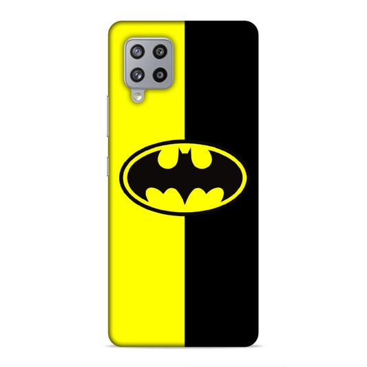 Batman Balck Yellow Hard Back Case For Samsung Galaxy M42 5G
