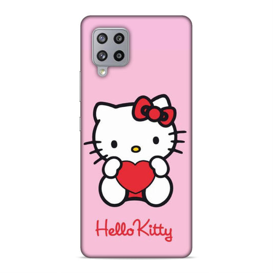 Hello Kitty in Pink Hard Back Case For Samsung Galaxy M42 5G