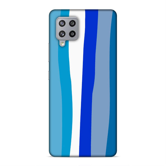 Blue Rainbow Hard Back Case For Samsung Galaxy M42 5G