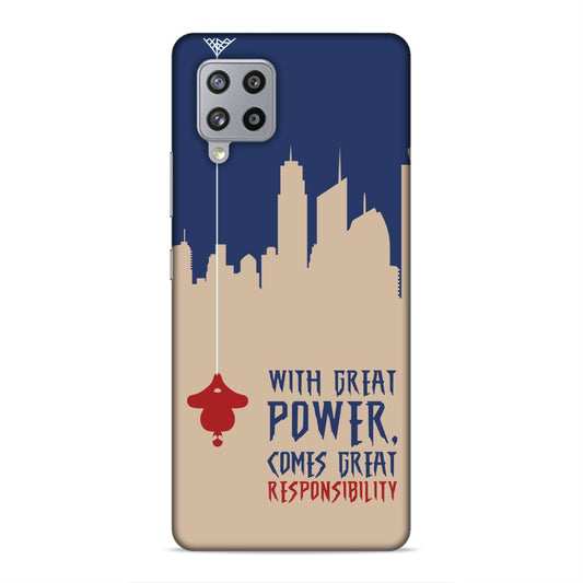 Great Power Comes Great Responsibility Hard Back Case For Samsung Galaxy M42 5G