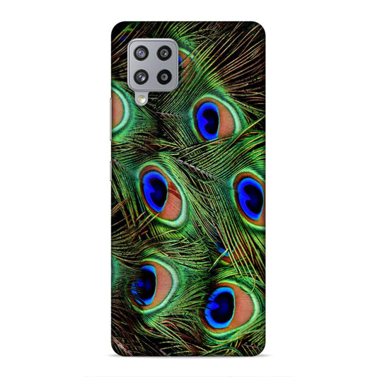 Peacock Feather Hard Back Case For Samsung Galaxy M42 5G
