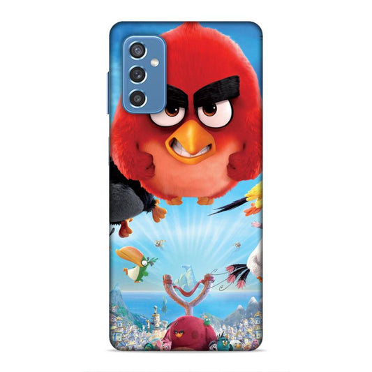 Flying Angry Bird Hard Back Case For Samsung Galaxy M52 5G