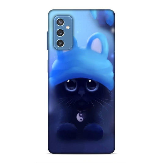 Cute Cat Hard Back Case For Samsung Galaxy M52 5G