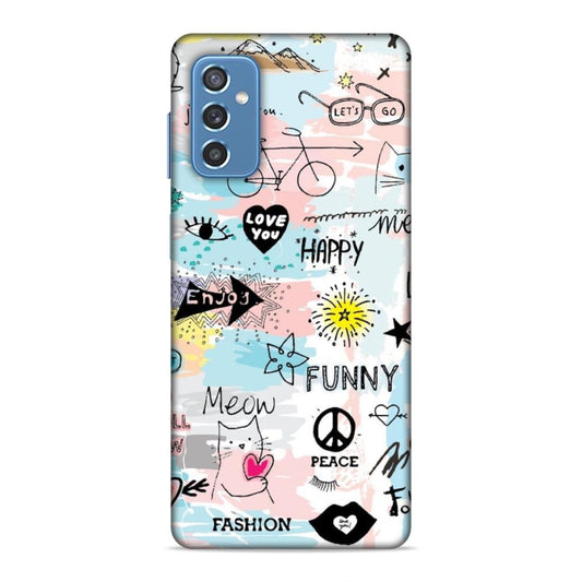 Quoted Hard Back Case For Samsung Galaxy M52 5G