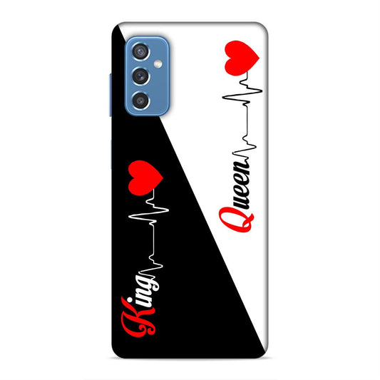King Queen Love Hard Back Case For Samsung Galaxy M52 5G