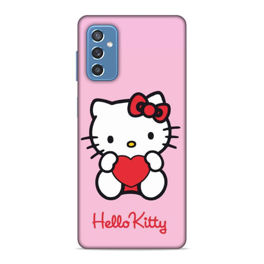 Hello Kitty in Pink Hard Back Case For Samsung Galaxy M52 5G