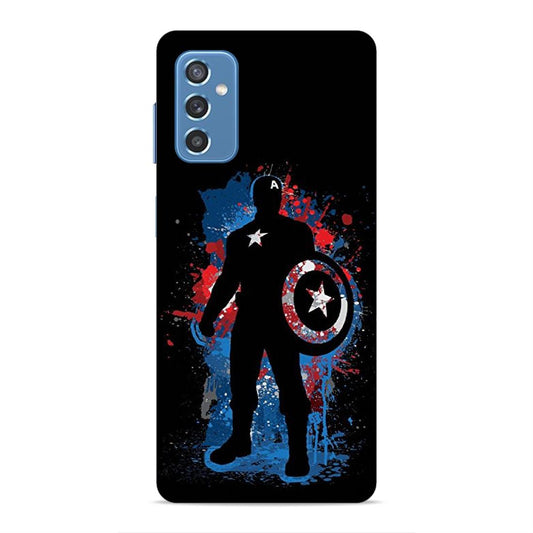 Black Captain America Hard Back Case For Samsung Galaxy M52 5G