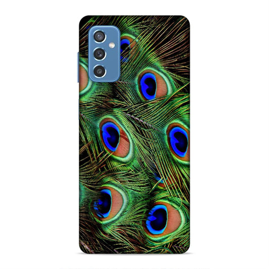 Peacock Feather Hard Back Case For Samsung Galaxy M52 5G