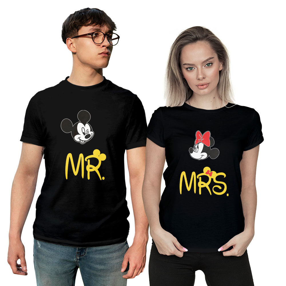 Mr and mrs mickey mouse shirts online