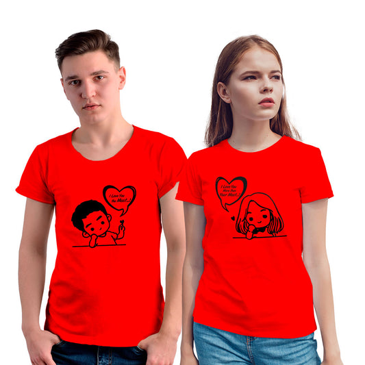 Love You The Most Couple T-shirt