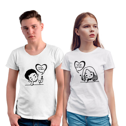 Love You The Most Couple T-shirt