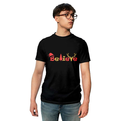 Believe Printed Unisex Graphics T-shirt for Men and Women