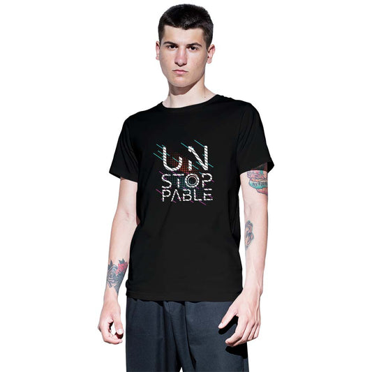 Unstoppable Printed Unisex Graphics T-shirt for Men and Women