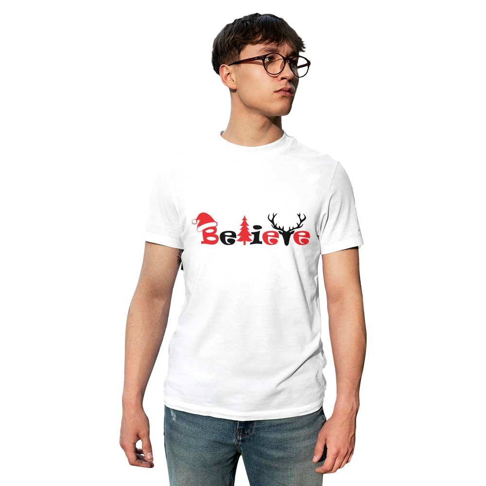 Believe Printed Unisex Graphics T-shirt for Men and Women