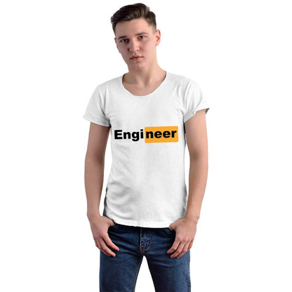Engineer Printed Unisex Graphics T-shirt for Men and Women