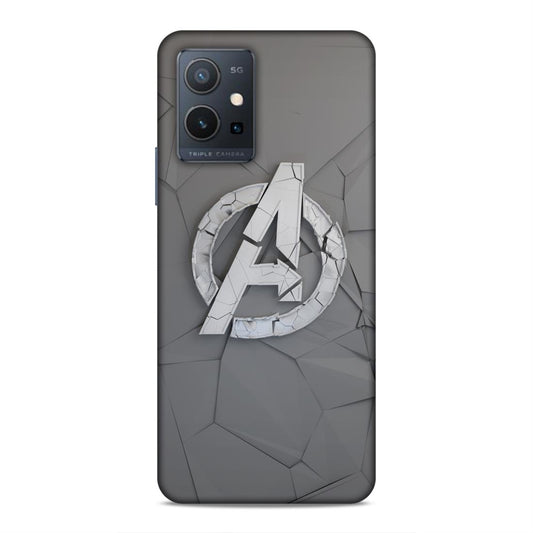 Avengers Symbol Hard Back Case For Vivo T1 5G / Y75 5G