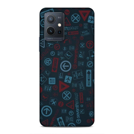 Abstract Hard Back Case For Vivo T1 5G / Y75 5G