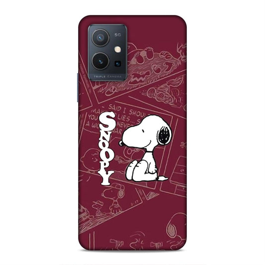Snoopy Cartton Hard Back Case For Vivo T1 5G / Y75 5G