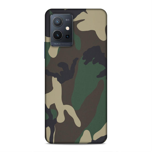 Army Hard Back Case For Vivo T1 5G / Y75 5G