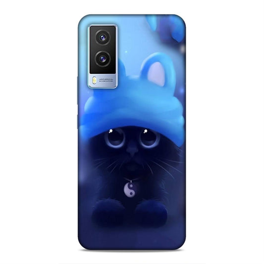 Cute Cat Hard Back Case For Vivo V21e 5G