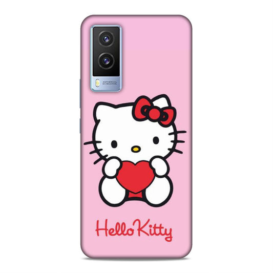 Hello Kitty in Pink Hard Back Case For Vivo V21e 5G