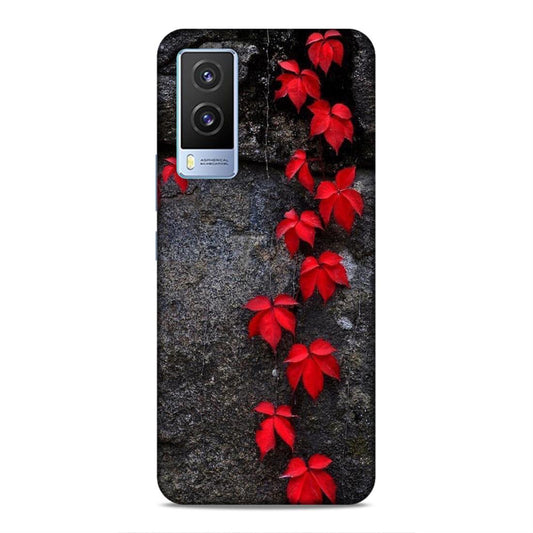 Red Leaf Series Hard Back Case For Vivo V21e 5G