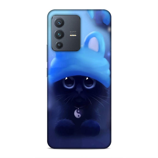 Cute Cat Hard Back Case For Vivo V23 5G