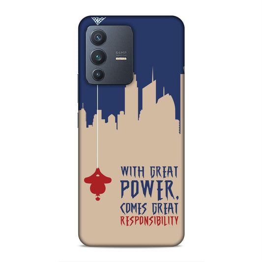Great Power Comes Great Responsibility Hard Back Case For Vivo V23 5G