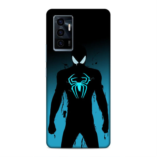 Black Spiderman Hard Back Case For Vivo V23e 5G